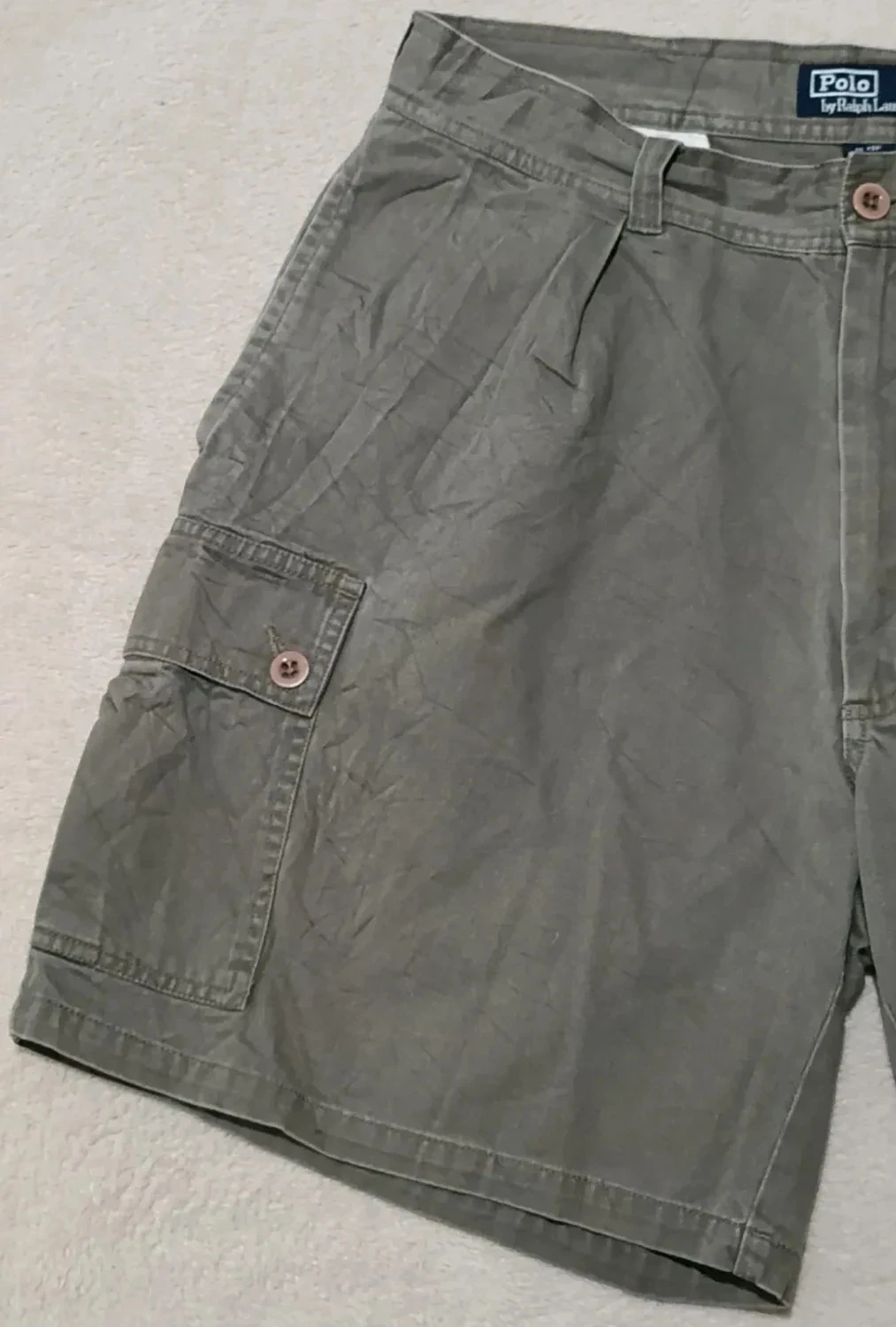 Lichtbruine cargoshort Polo Ralph Lauren Tarpoon Short Maat 36 – photo 6